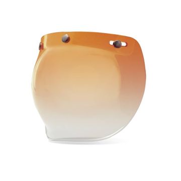 Bell Custom 500 3-Snap Bubble Vizier Amber Gradient