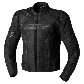RST S-1 Mesh Textiele Jas Zwart Zwart