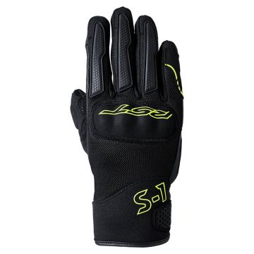 RST S1 Mesh Handschoenen Zwart Grijs Fluo Geel