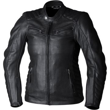 RST Roadster Air Geperforeerde dames motorfiets lederen jas