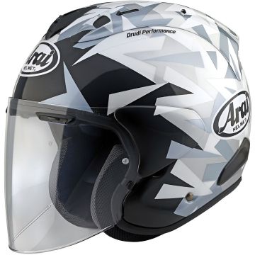 Arai SZ-R EVO Mimesis Wit Grijs Zwart Jethelm