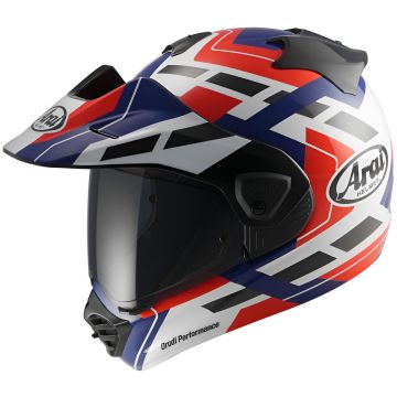 Arai Tour-X5 Match Wit Blauw Rood Adventure Integraalhelm