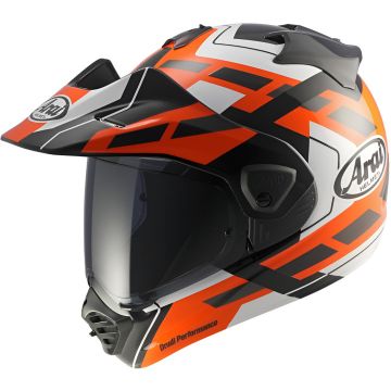 Arai Tour-X5 Match Wit Zwart Oranje Adventure Integraalhelm