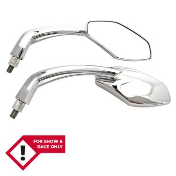 HIGHSIDER smart Stuurspiegel Luca Chroom (Paar)