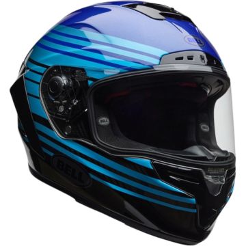 Bell Race Star DLX RSD Dash Carbon Donkerblauw Lichtblauw Zwart Integraalhelm