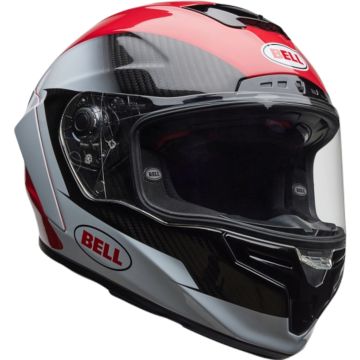 Bell Race Star DLX RSD Corsa Carbon Rood Wit Zwart Integraalhelm