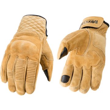 ROKKER Tucson Rough Zandkleurige Handschoenen