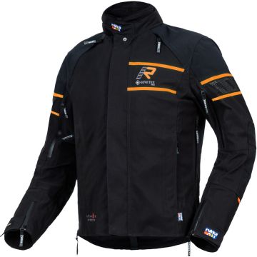Rukka Rapto-R Zwart Oranje Textiele Motorjas