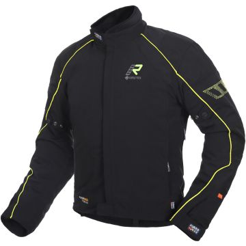 Rukka Comfo-R GTX Zwart Geel Textiele Motorjas