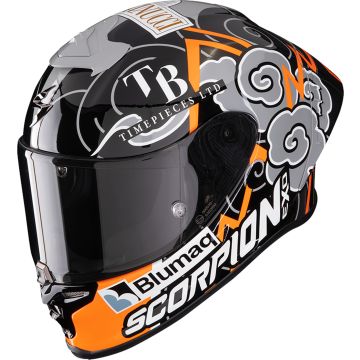 Scorpion EXO-R1 Evo Air Racing # 1 Replica Aron FIM Integraalhelm