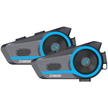 ASMAX D9 FC-Moto Edition Bluetooth Communicatie Systeem Duo Set