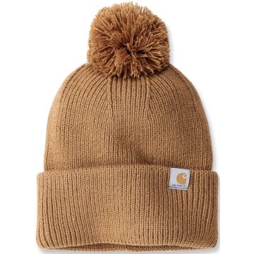 Carhartt Knit Pom-Pom Cuffed Muts