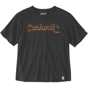 Carhartt Loose Fit Short-Sleeve Script Graphic Dames T-Shirt