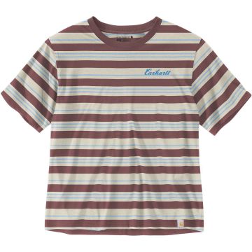 Carhartt Loose Fit Short-Sleeve Striped Dames T-Shirt