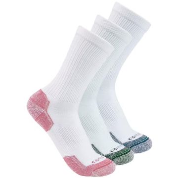 Carhartt Midweight Cotton Blend Crew Damessokken - 3-pack