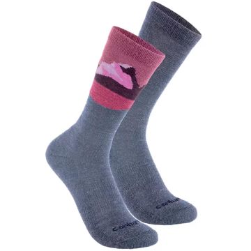 Carhartt Midweight Synthetic-Wool Blend Mountain Crew Damessokken - 2-pack