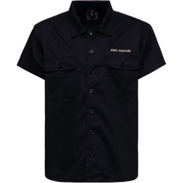 King Kerosin Speedy Service Workwear Overhemd met korte mouwen