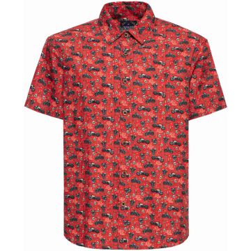 King Kerosin Biker Soul Overhemd met korte mouwen