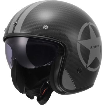 LS2 OF601 Bob II Carbon Star Open-Face Helm