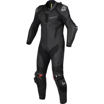 Macna Chromiq Eénstuks Motorfiets Leren Pak