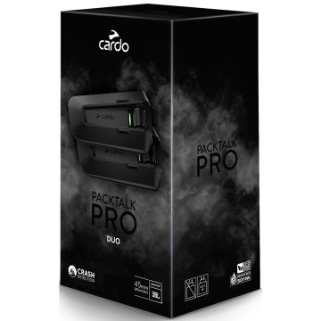 Cardo Packtalk Pro Duo Bluetooth Communicatiesysteem Dubbelpakket