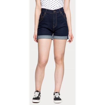 Queen Kerosin Denim Dames shorts