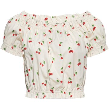 Queen Kerosin Cherry Dames Blouse