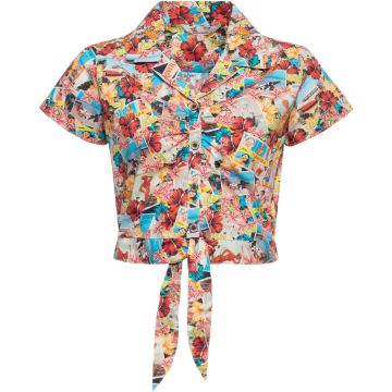 Queen Kerosin Beaches Dames Blouse