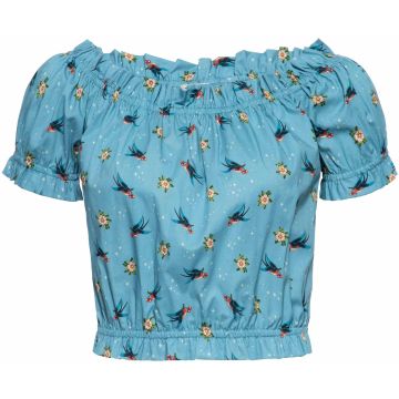 Queen Kerosin Oldschool Tattoo Dames Blouse