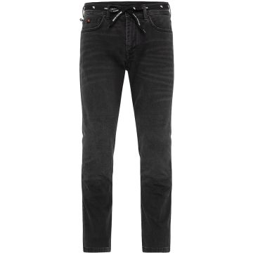Riding Culture Tapered Slim Black Motorfiets Jeans