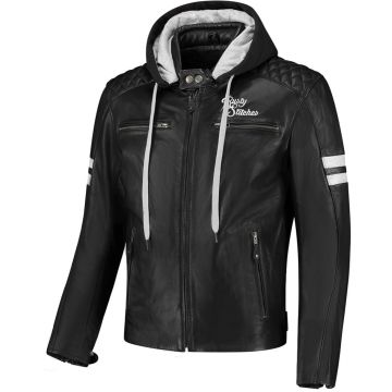 Rusty Stitches Super Jari Hooded V2 Motorfiets lederen jas