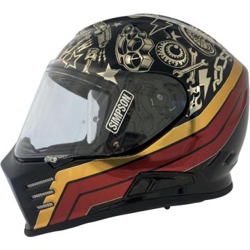 Simpson Venom Tattoo Helm