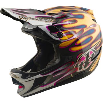 Troy Lee Designs D4 Carbon MIPS Overspray Afdalingshelm