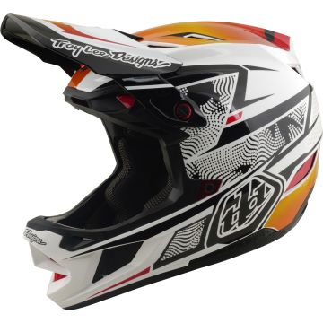 Troy Lee Designs D4 Composite MIPS Lined Up Afdalingshelm