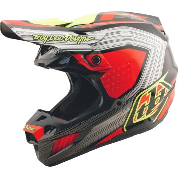 Troy Lee Designs SE5 Composite Stripes MIPS Motorcross helm