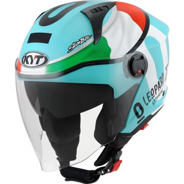 KYT D-City Leopard Replica Straalhelm