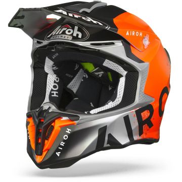 Airoh Twist 2.0 Bit Oranje Grijs Crosshelm