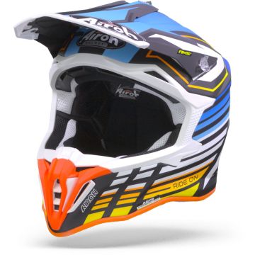 Airoh Strycker Shaded Mat Blauw Crosshelm