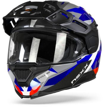 Nexx X.Vilijord Taiga Wit Blauw Systeemhelm