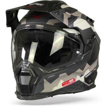 Nexx X.WED2 Hillend Grijs Sand Mat Adventure Helm