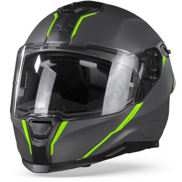 Nexx SX.100R Shortcut Grijs Neon Mat Integraalhelm