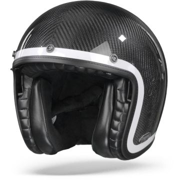 Scorpion Belfast Carbon Lofty Wit Jethelm