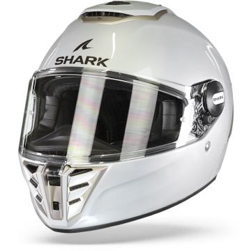 Shark Spartan RS Blank Wit Zilver Glanzend W01 Integraalhelm