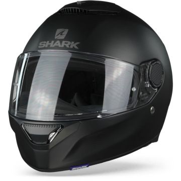 Shark Spartan 1.2 Blank KMA Mat Zwart Integraalhelm