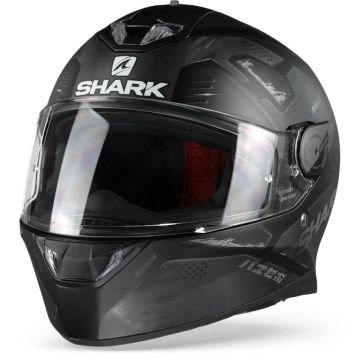 Shark Skwal 2 Venger Mat Zwart Antraciet Antraciet KAA Integraalhelm