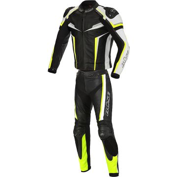 Büse Mille Black White Yellow 2PC Leather Motorcycle Suit
