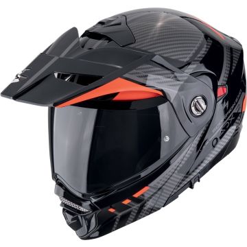 Scorpion ADX-2 Lewis Zwart Rood Systeemhelm