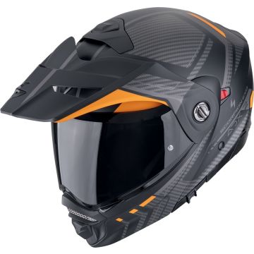 Scorpion ADX-2 Lewis Zwart Oranje Systeemhelm