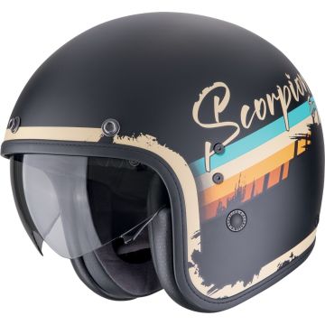 Scorpion Belfast Evo Adonis Zwart Beige Jethelm