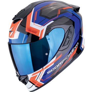Scorpion EXO-1400 Evo II Air Linart Zwart Rood Blauw Integraalhelm